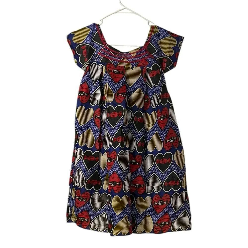 Girls Printed Lightweight Dress(Pit to Pit 15.5”,Length 33”)